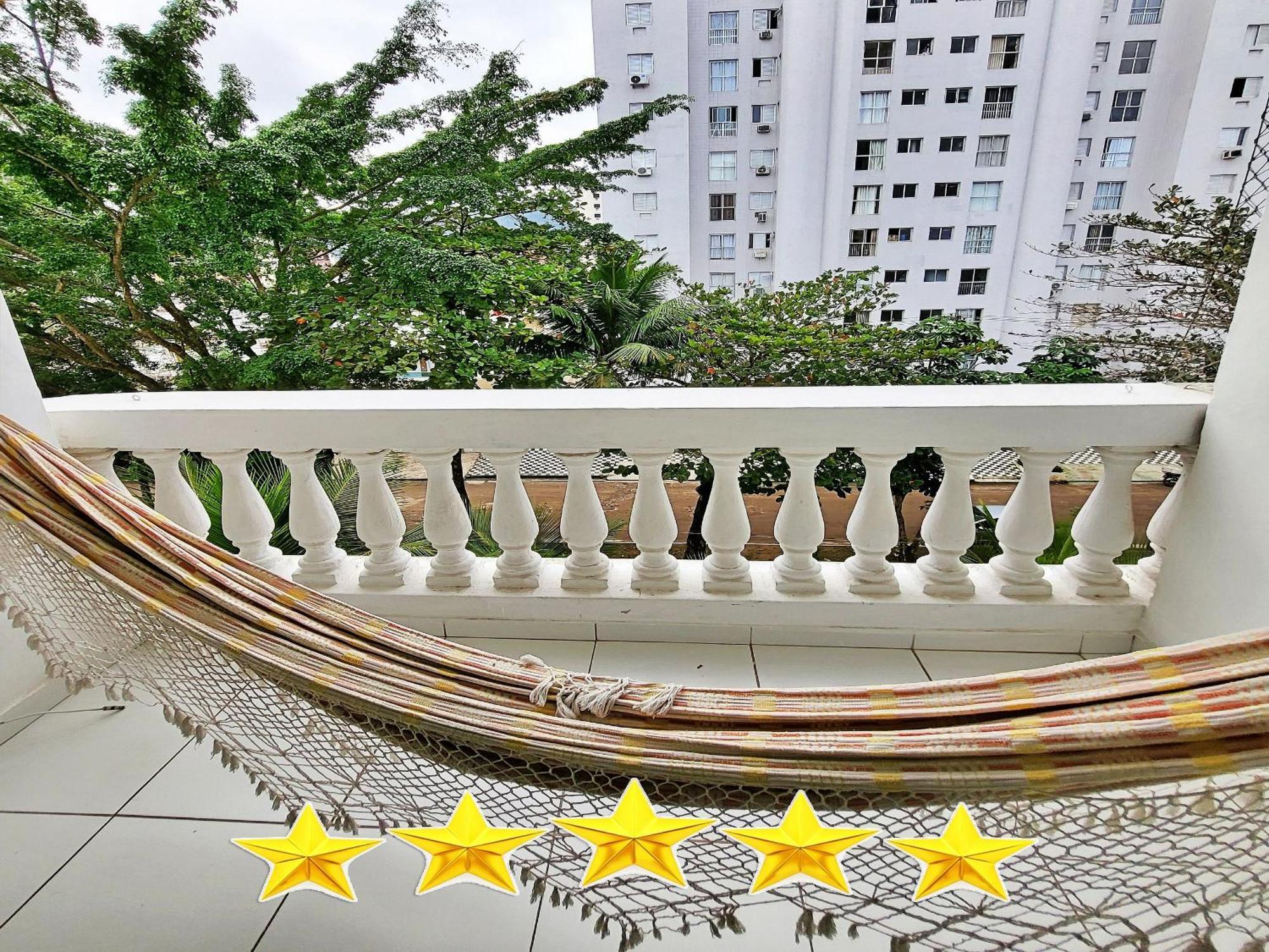 Ap 02 Dorms - Enseada - Com Sacada, Ar-Cond, Wi-Fi, 01 Vaga, Lado Praia 瓜鲁雅 外观 照片